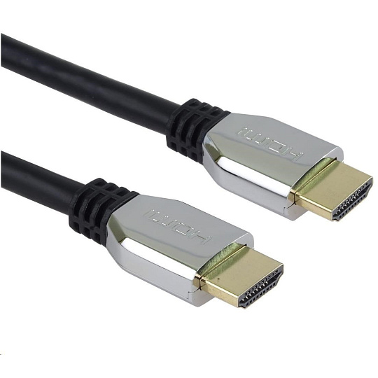 PREMIUMCORD Kabel HDMI 2.1 High Speed + Ethernet kabel (Zinc Alloy krytky, zlacené konektory) 3m PREMIUMCORD Kabel HDMI 2.1 High Speed + Ethernet kabel (Zinc Alloy krytky, zlacené konektory) 3m