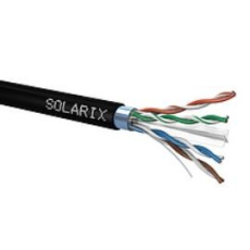 Instalační kabel Solarix venkovní FTP, Cat6, drát, PE, cívka 500m SXKD-6-FTP-PE Instalační kabel Solarix venkovní FTP, Cat6, drát, PE, cívka 500m SXKD-6-FTP-PE