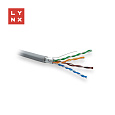LYNX FTP kabel Cat5e, PVC, 0,5mm, celoměděný, vnitřní, šedý, box 305m