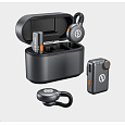 Hollyland LARK M2S Mini Combo  Wireless Lavalier Microphone Mini Combo (Space Gray)