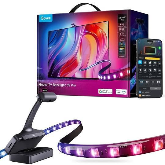 Govee TV Backlight 3S Pro 55-65" SMART LED podsvícení RGBIC