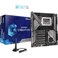 ASRock MB Sc sWRX8 WRX80 Creator R2.0, AMD WRX8, 8xDDR4, 1xVGA, WiFi, eATX