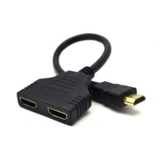 GEMBIRD Dat přepínač HDMI splitter, pasivní, kabel, 2 cesty GEMBIRD Dat přepínač HDMI splitter, pasivní, kabel, 2 cesty