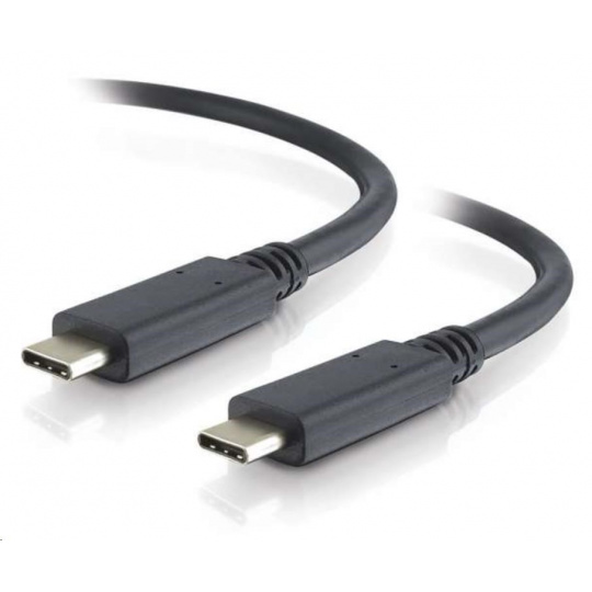 PremiumCord USB-C kabel ( USB 3.2 generation 2x2, 5A, 20Gbit/s ) černý, 0.5m
