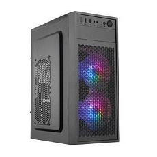 EUROCASE skříň ML N6-530B, ATX, 2x USB-A, 1x USB-C, 2x 120mm ARGB Fan, černá