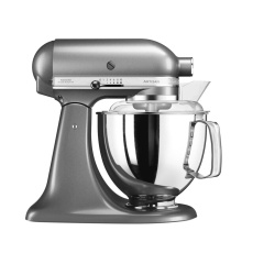 BAZAR - KitchenAid Artisan 5KSM175PSEMS kuchyňský robot, 10 rychlostí, planetární systém, šedá - poškozený obal BAZAR - KitchenAid Artisan 5KSM175PSEMS kuchyňský robot, 10 rychlostí, planetární systém, šedá - poškozený obal