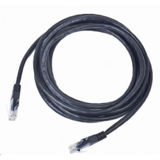 GEMBIRD kabel patchcord Cat5e UTP 0,5m, černý GEMBIRD kabel patchcord Cat5e UTP 0,5m, černý