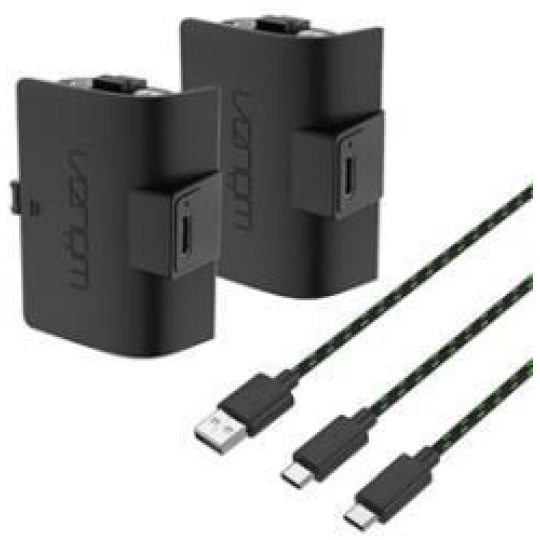 VENOM VS2883 Xbox Series S/X & One Black High Capacity Twin Battery Pack + 3 meter cable VENOM VS2883 Xbox Series S/X & One Black High Capacity Twin Battery Pack + 3 meter cable