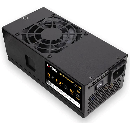 1stCOOL Zdroj Golden Worker TFX 300 88+, 300W, TFX, černá 1stCOOL Zdroj Golden Worker TFX 300 88+, 300W, TFX, černá