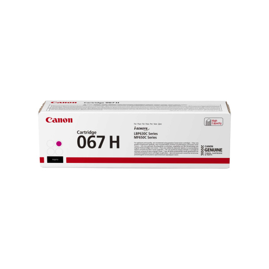 Canon TONER  067H purpurová pro i-SENSYS MF657Cdw (2350 str.)