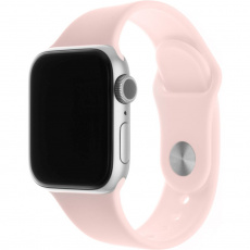 FIXED Silicone Strap silikonový řemínek set Apple Watch 38 mm/40 mm růžový