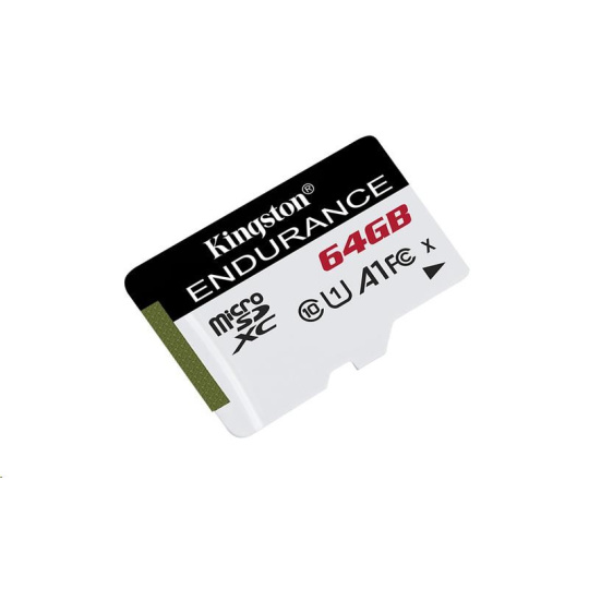 Kingston 64GB microSD XC High Endurance, 95R Class 10 UHS-I U1