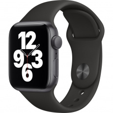 Apple Watch SE 44mm vesmírně šedý hliník s černým sportovním řemínkem Apple Watch SE 44mm vesmírně šedý hliník s černým sportovním řemínkem