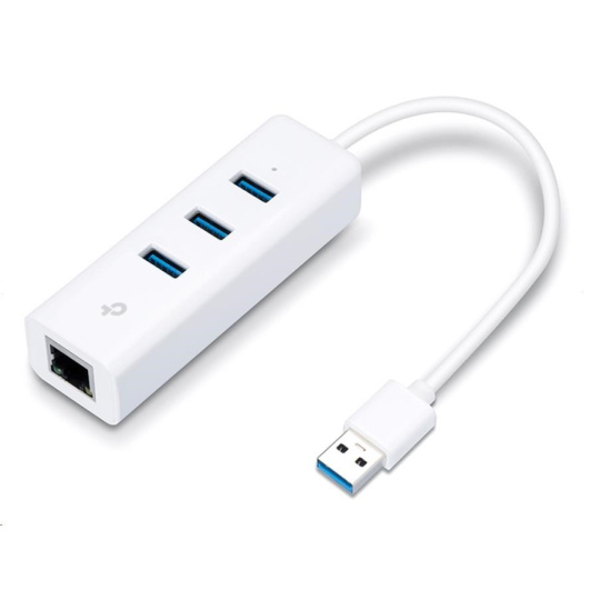 TP-Link UE330 [USB 3.0 3-portový hub & gigabitový ethernet adaptér 2 in 1 USB adaptér]