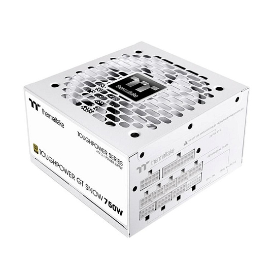 THERMALTAKE zdroj 750W Toughpower GT, 120mm, Plně modulární, 80+ Gold, bílá