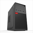 1stCOOL skříň STEP 5, micro tower, AU, USB 3.0, USB-C, bez zdroje, černá