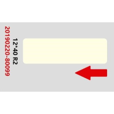 Niimbot štítky RP 12x40mm 160ks LightYellow pro D11 a D110 Niimbot štítky RP 12x40mm 160ks LightYellow pro D11 a D110