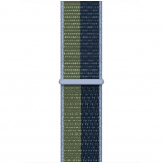 Apple Watch provlékací sportovní řemínek 41/40/38mm hlubomořsky modrý/mechově zelený