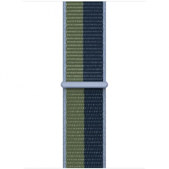 Apple Watch provlékací sportovní řemínek 41/40/38mm hlubomořsky modrý/mechově zelený