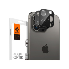 Spigen Glass tR Optik 2 Pack tvrzené sklo na fotoaparát iPhone 15 Pro/15 Pro Max/14 Pro/14 Pro Max č