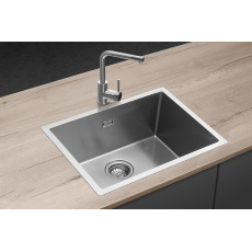 DNN1060ss Stainless steel sink without draining board NANO coat