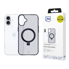 3mk Smoke Case Mag&Stand pro Apple iPhone 16 3mk Smoke Case Mag&Stand pro Apple iPhone 16