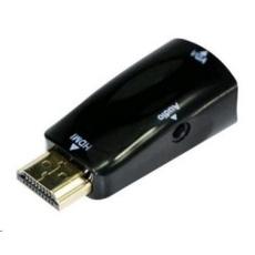 GEMBIRD Redukce HDMI - VGA+Audio (M/F, černá) GEMBIRD Redukce HDMI - VGA+Audio (M/F, černá)