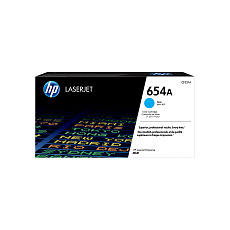 HP 654A Cyan LJ Toner Cart, CF331A (15,000 pages)