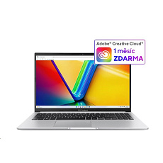 ASUS NTB Vivobook 15 (M1502NAQ-BQ112Z), Ryzen 5 150, 15.6" 1920 x 1080, 8GB, 512GB SSD, Radeon, No OS, Silver, bez adapt ASUS NTB Vivobook 15 (M1502NAQ-BQ112Z), Ryzen 5 150, 15.6" 1920 x 1080, 8GB, 512GB SSD, Radeon, No OS, Silver, bez adapt