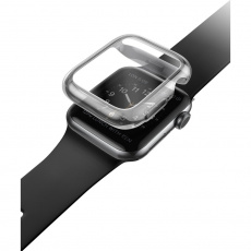 UNIQ Garde Hybrid TPU+PC pouzdro Apple Watch Series 4/5/6/SE (40mm) kouřové UNIQ Garde Hybrid TPU+PC pouzdro Apple Watch Series 4/5/6/SE (40mm) kouřové