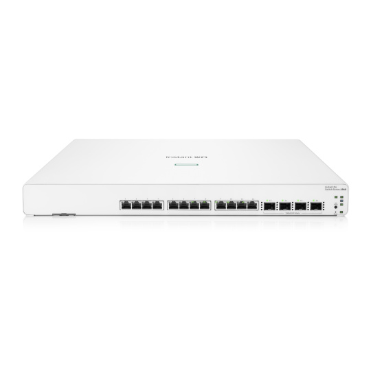 Aruba Instant On 1960 12XGT 4SFP+ Switch (12RJ45 100/1000/10GBASE-T 4SFP+ fixed 1000/10000 SFP+) Aruba Instant On 1960 12XGT 4SFP+ Switch (12RJ45 100/1000/10GBASE-T 4SFP+ fixed 1000/10000 SFP+)