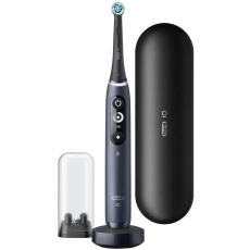 Oral-B iO7 Black Onyx elektrický zubní kartáček, magnetický, 5 režimů, časovač, tlakový senzor, pouzdro, černý Oral-B iO7 Black Onyx elektrický zubní kartáček, magnetický, 5 režimů, časovač, tlakový senzor, pouzdro, černý