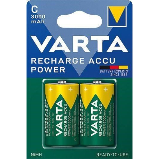 Varta LR14/2BP 3000 mAh Ready to use