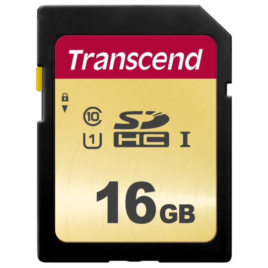 TRANSCEND SDHC karta 16GB 500S, UHS-I U1 (R:95/W:60 MB/s) TRANSCEND SDHC karta 16GB 500S, UHS-I U1 (R:95/W:60 MB/s)