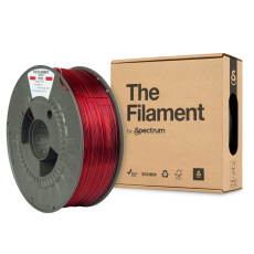 Spectrum The Filament PETG 1.75mm Transparent Red 1kg Spectrum The Filament PETG 1.75mm Transparent Red 1kg