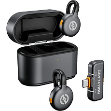 Hollyland LARK M2S Duo Wireless Lavalier Microphone with USB-C Plug (Duo, Space Gray) Hollyland LARK M2S Duo Wireless Lavalier Microphone with USB-C Plug (Duo, Space Gray)