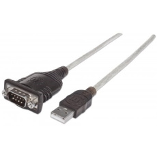 MANHATTAN Převodník z USB na sériový port (USB AM/DB9M, RS232), Polybag MANHATTAN Převodník z USB na sériový port (USB AM/DB9M, RS232), Polybag