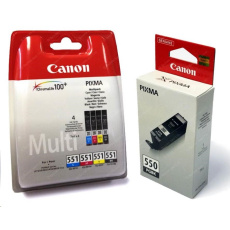 Canon CARTRIDGE PGI-550/CLI-551 PGBK/C/M/Y/BK/GY MULTI-PACK pro iP8750, MG6350, MG7150, MG7550 (319 str.) Canon CARTRIDGE PGI-550/CLI-551 PGBK/C/M/Y/BK/GY MULTI-PACK pro iP8750, MG6350, MG7150, MG7550 (319 str.)