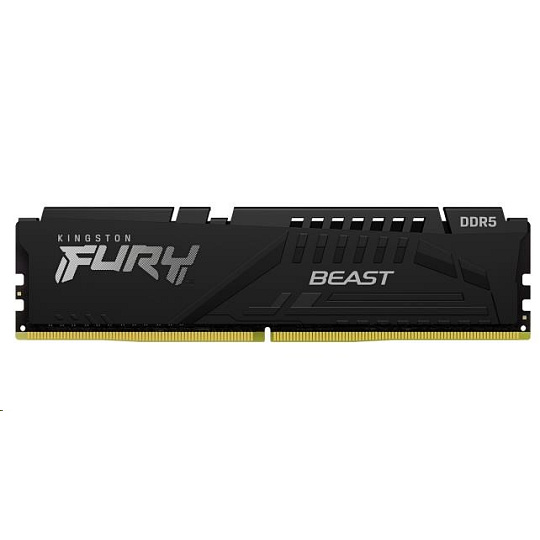 KINGSTON DIMM DDR5 32GB 5200MT/s CL40 FURY Beast Černá KINGSTON DIMM DDR5 32GB 5200MT/s CL40 FURY Beast Černá