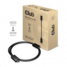 Club3D Kabel USB 3.1 typ C 10Gbps 4K60Hz UHD Power Delivery 100W, (M/M), 80cm