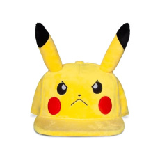 Kšiltovka Pokémon Angry Pikachu - plyšová