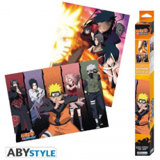 Set 2 plakátů Naruto Shippuden - Groups (52x38 cm)
