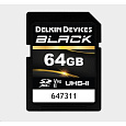 Delkin SDXC BLACK Rugged UHS-II R300/W250 (V90) 64GB (new)