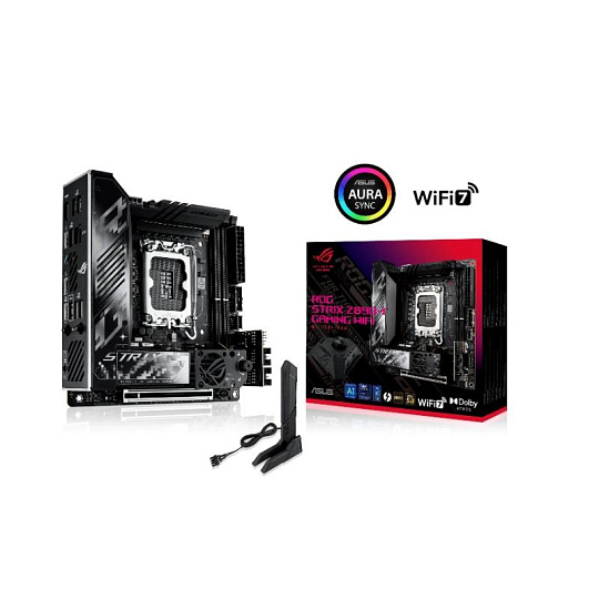 ASUS MB Sc LGA1851 ROG STRIX Z890-I GAMING WIFI, Intel Z890, 2xDDR5, 1xHDMI, 2xThunderbolt, WI-FI, Mini-ITX ASUS MB Sc LGA1851 ROG STRIX Z890-I GAMING WIFI, Intel Z890, 2xDDR5, 1xHDMI, 2xThunderbolt, WI-FI, Mini-ITX