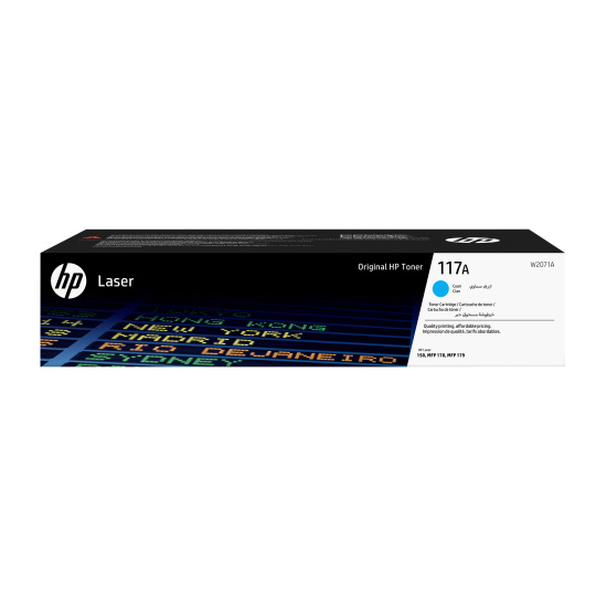 HP 117A Cyan Original Laser Toner Cartridge (700 pages) HP 117A Cyan Original Laser Toner Cartridge (700 pages)