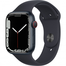 Apple Watch Series 7 Cellular 45mm inkoustový hliník s inkoustovým sportovním řemínkem Apple Watch Series 7 Cellular 45mm inkoustový hliník s inkoustovým sportovním řemínkem