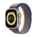 Apple Watch 49/45/44mm modrý/šedý trailový tah - S/M