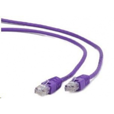 GEMBIRD kabel patchcord CAT6 stíněný FTP 0,25m, fialový GEMBIRD kabel patchcord CAT6 stíněný FTP 0,25m, fialový
