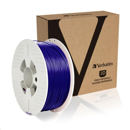 VERBATIM 3D Printer Filament ABS 1.75mm, 404m, 1kg blue 2019 (OLD 55012)