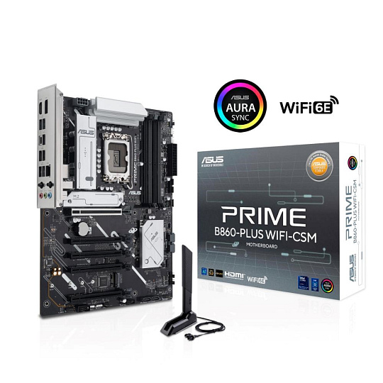 ASUS MB Sc LGA1851 PRIME B860-PLUS WIFI, Intel B860, 4xDDR5, 1xDP, 1xHDMI, WiFi, ATX ASUS MB Sc LGA1851 PRIME B860-PLUS WIFI, Intel B860, 4xDDR5, 1xDP, 1xHDMI, WiFi, ATX